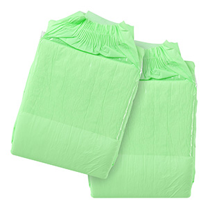 Adult Diaper-Solid Green