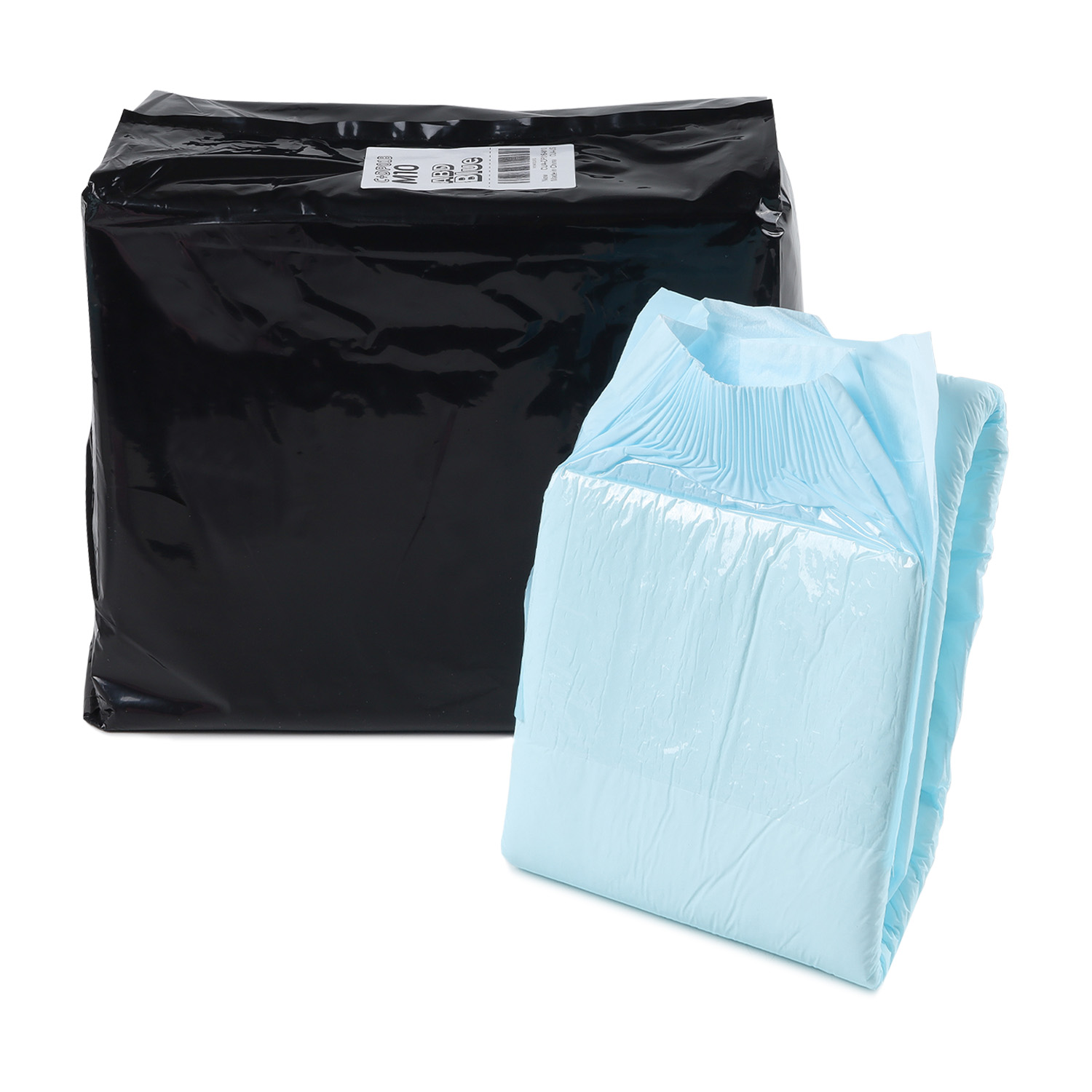 Adult Diaper-Solid Blue